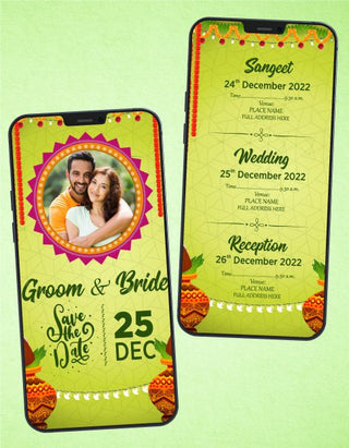 Traditional Wedding Invitation Cards | W-56