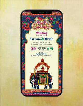 Traditional Wedding Invite | W-362