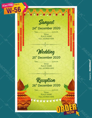 Traditional Wedding Invitation Cards 