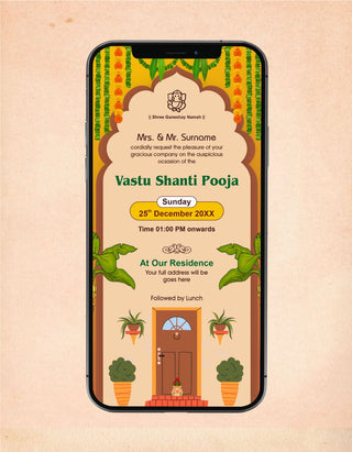 Vastu Shanti Invitation Card | IM-2280