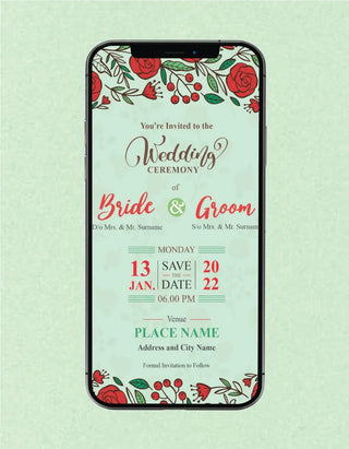 Save the Date Template | W-162