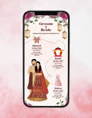 Walima Invitation Card | IM-2440