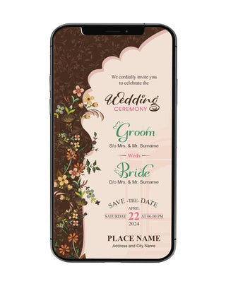 Wedding Ceremony Invitation | W-279