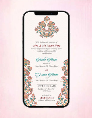 Wedding Invitation Card | W-315