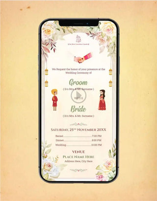 Wedding Invite Video | W-396-V