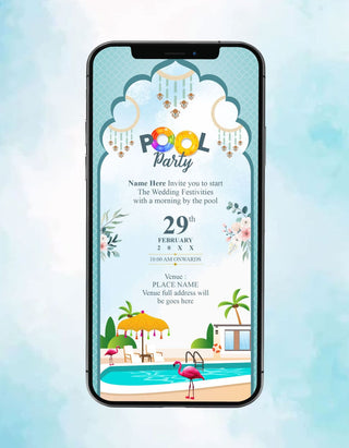 Wedding Pool Party Invitation | IM-2352