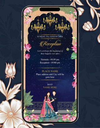 Wedding Reception Party Invitation Card | IM-2650