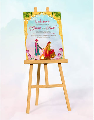 Wedding Signage Board Design | IM-2399