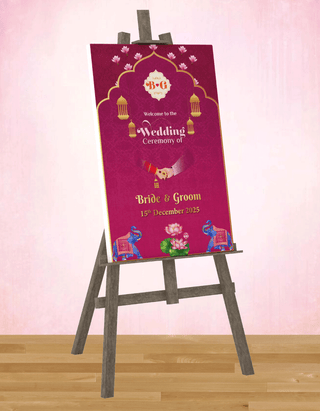 Wedding Welcome Board Design | BD-12