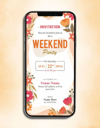 Weekend Party Invitation | IM-2435