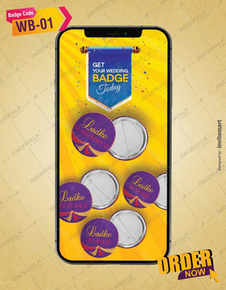 Wedding Badges | WB-01