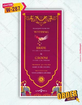 Bengali Wedding Invitation | W-287