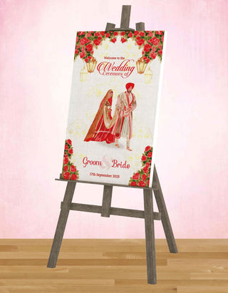 Punjabi Wedding Sign Board Design | BD-11