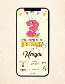 Custom Birthday Invitations eCards