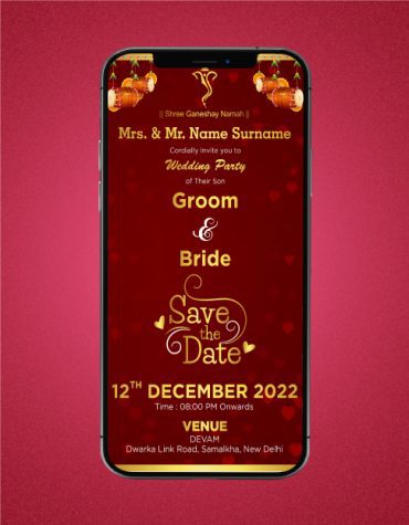 Custom Punjabi Sikh Wedding Invitation eCards