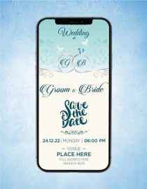 Modern Style Wedding Invitation eCards