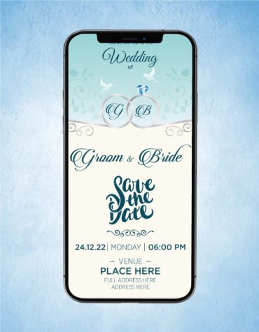 Modern Style Wedding Invitation eCards