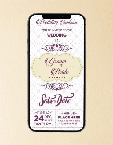 Online Modern Wedding Invitation eCards