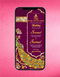 Top Peacock Theme Wedding Invitation eCards