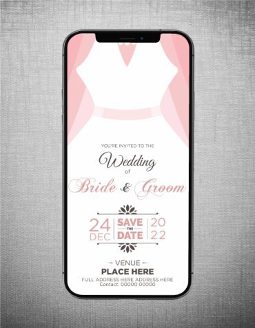 Latest Wedding Invitation eCards Bride Side