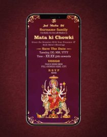 Mata Ka Jagran Invite