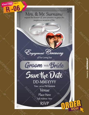 engagement ceremony invitation templates
