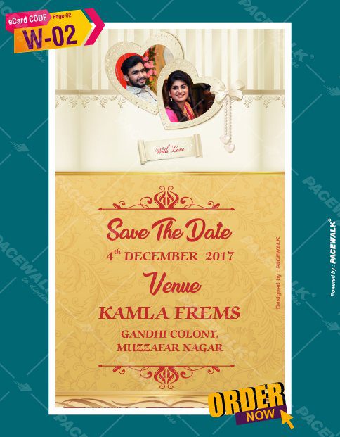 marriage invitation card