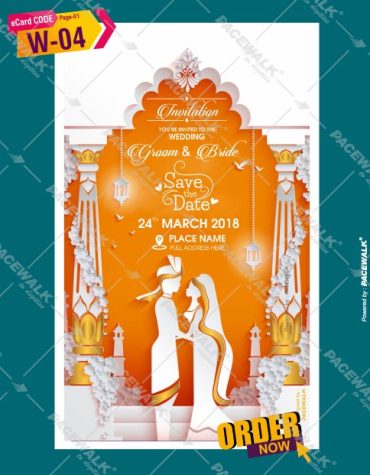 invitation card for wedding