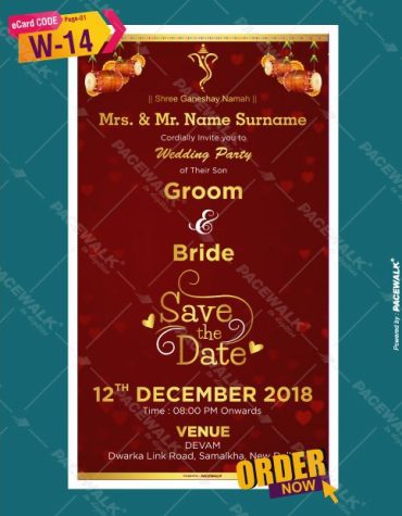 traditional wedding invitation card design