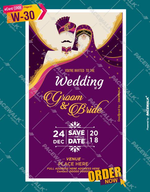 indian wedding invitation card for whatsapp
