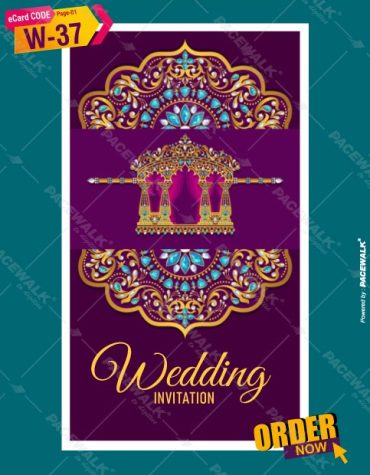 Royal Rajasthani Wedding Invitation card