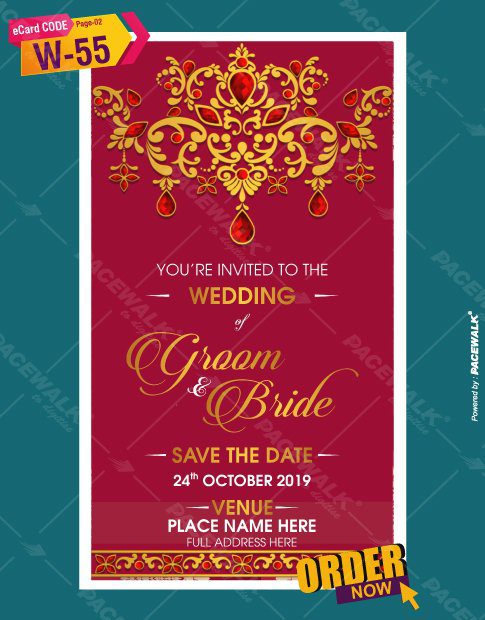 simple and elegant wedding invitation cards