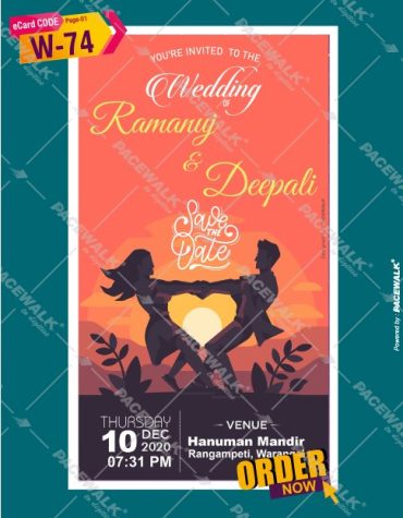 beautiful Save the date ecard maker online