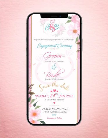 Engagement Invitation Card