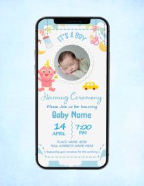 Baby Naming Ceremony Invitation