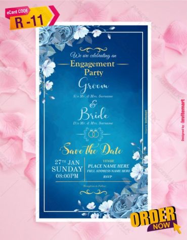 Ring Ceremony Invite Card