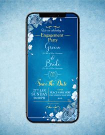 Ring Ceremony Invite Card