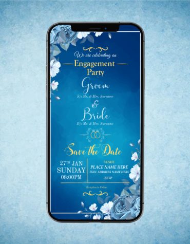 Ring Ceremony Invite Card