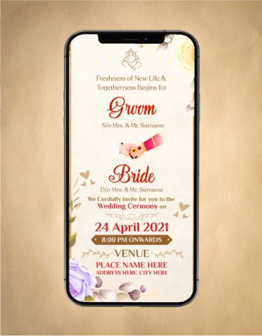 Custom Wedding Invitation