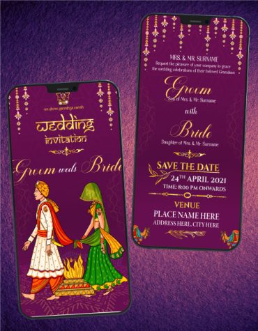 Hindu Wedding Invitation Templates