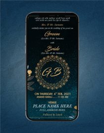 Royal Punjabi Wedding Invitation