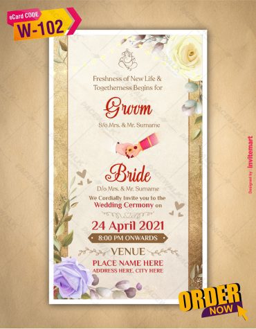 Custom Wedding Invitation