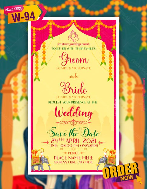 Indian wedding cards online