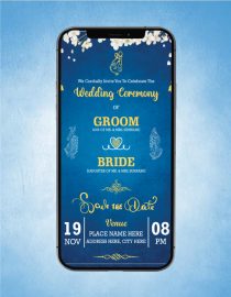 Elegant Hindu Wedding Invite