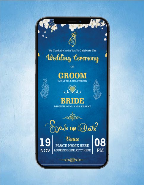 Elegant Hindu Wedding Invite