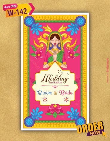 Hand Drawn Wedding Invitation