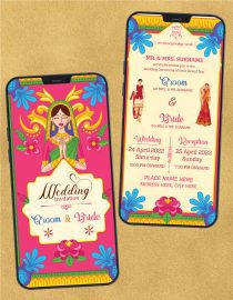 Hand Drawn Wedding Invitation