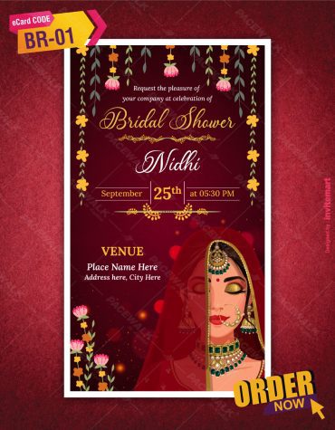 Bridal Shower Invitation Card