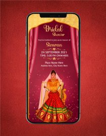 Bridal Shower Invitation Card Maker