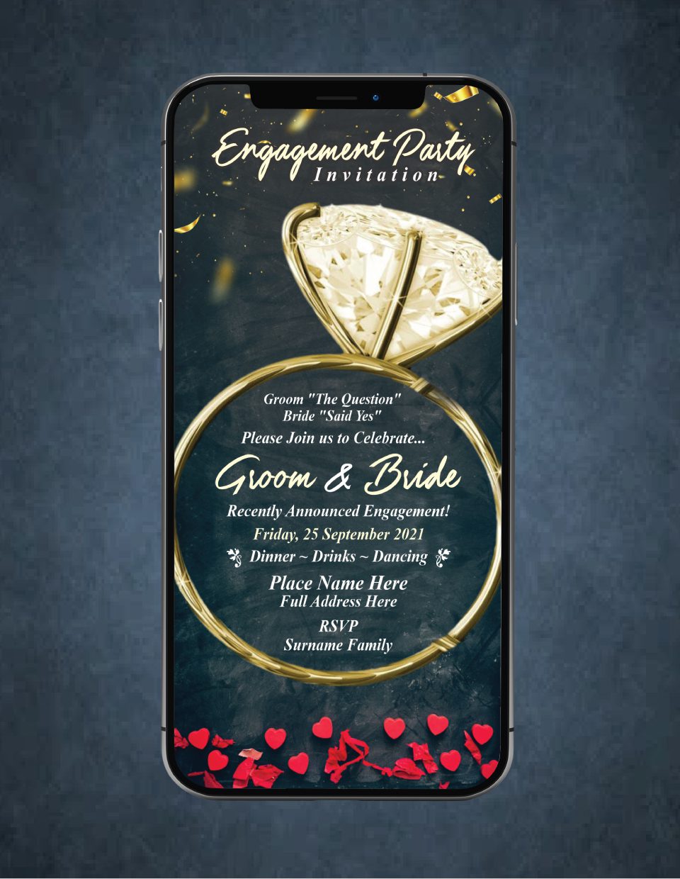 Engagement Party Invitation Card